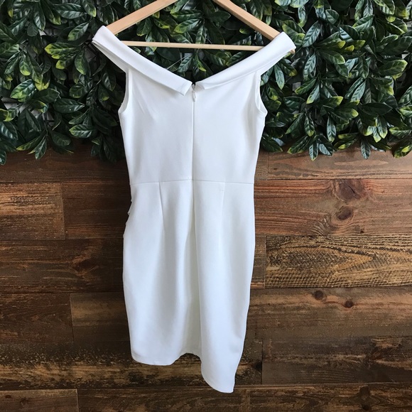 FASHION NOVA White Off-Shoulder Dress - NWT -XS - Picture 6 of 8